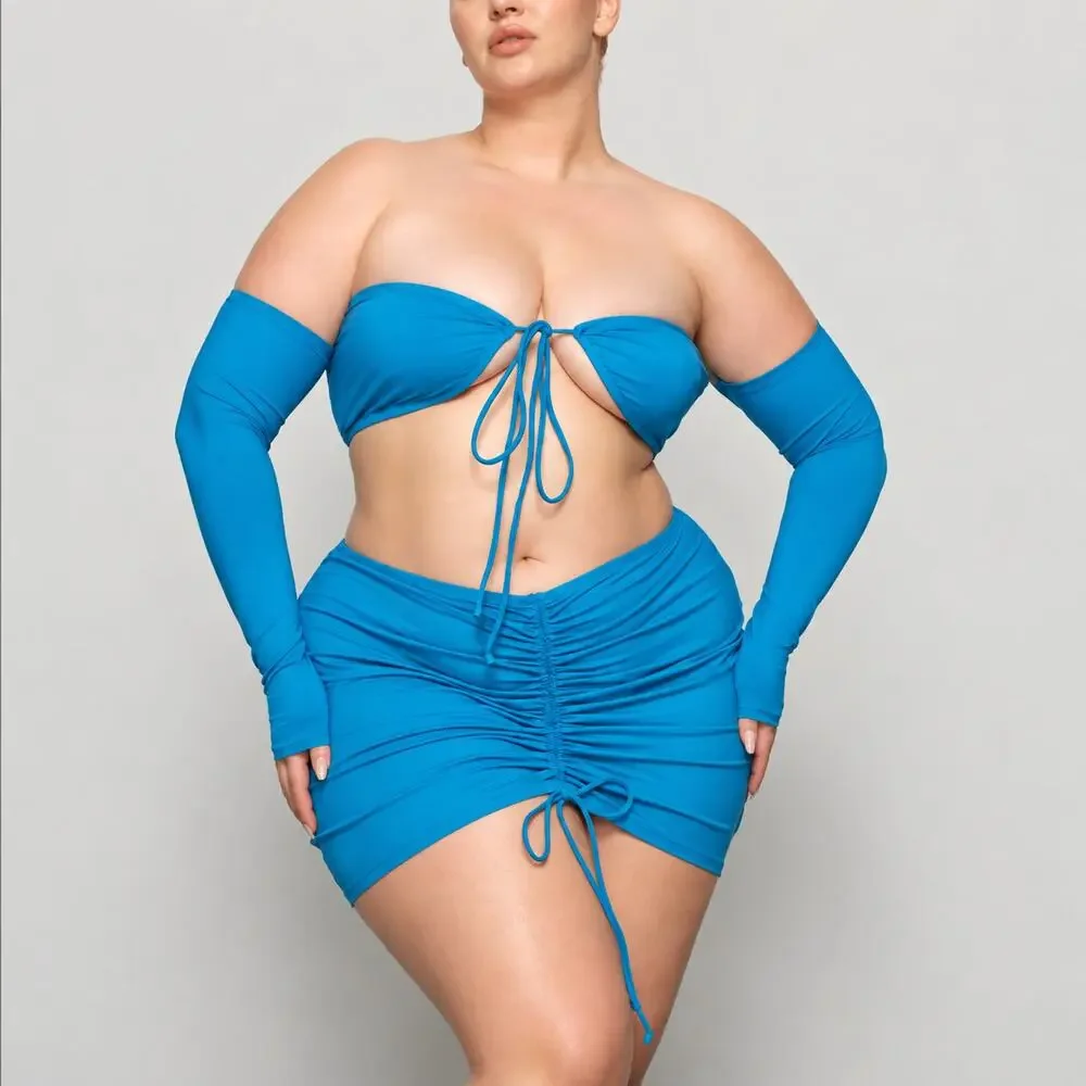 SKIMS swim ruched